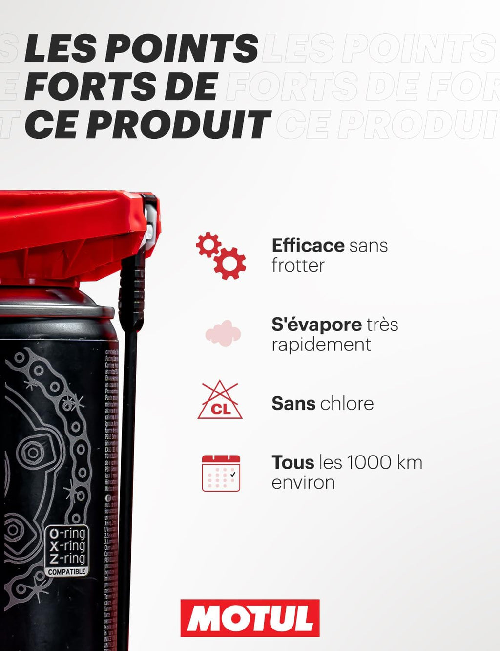 MOTUL MC Care Chain Clean C1 - Nettoyant chaîne - 400 ml